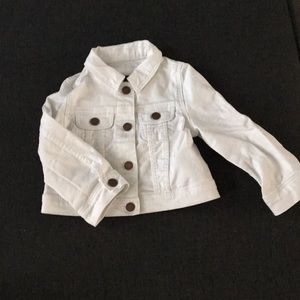 White denim jacket
